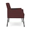 Lesro Mystic Lounge Reception Guest Chair, Charcoal, RF Nebbiolo Upholstery ML1101 - alternate 2